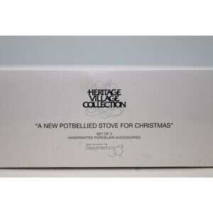 Dept 56 New England Village - A New Potbelly Stove for Christmas